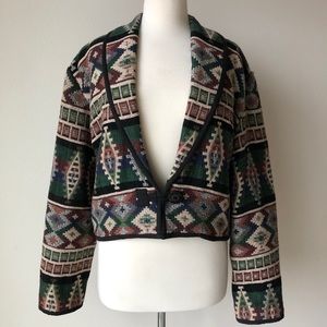 90s Western Cropped Jacket